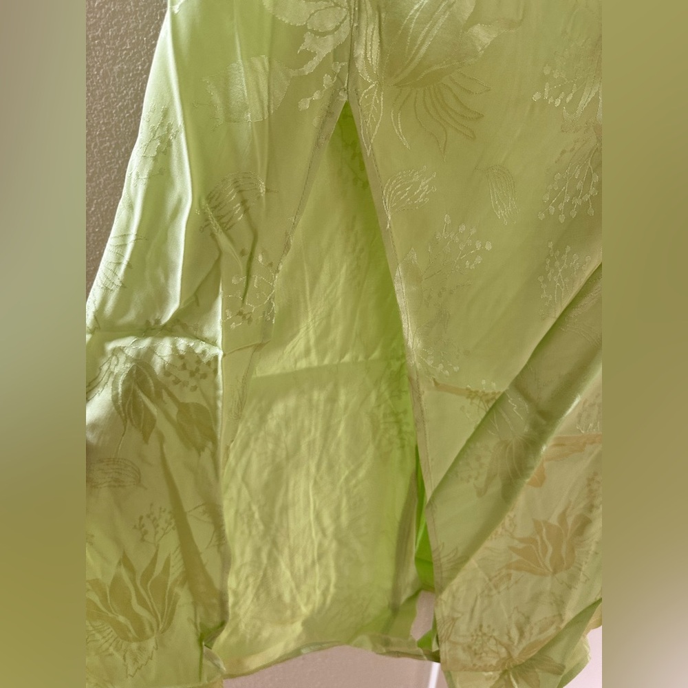 NWT- For Love and Lemons Ilana Midi Vibrant Green Dress 👗 - Picture 4 of 8